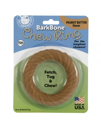 PET QWERKS RING PEANUT BUTTER M (RB2)