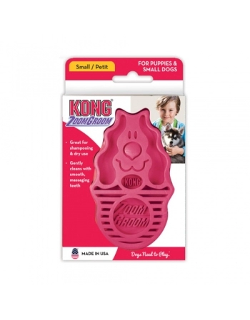 KONG ZOOMGROOM RASPBERRY SMALL (ZG11)