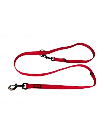 PAW ADJUSTABLE LEASH VERMELHA MD 2M