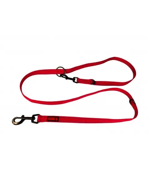 PAW ADJUSTABLE LEASH VERMELHA LG 2M