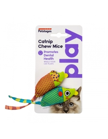 PETSTAGES PLAY CATNIP CHEW MICE (327)