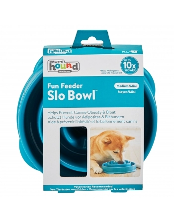 OH FUN FEEDER SLOBOWL BLUE SM (51006)