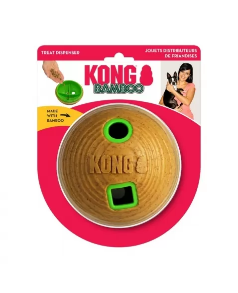 KONG BAMBOO FEEDER BALL MD (PTB21)