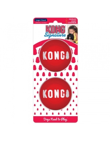 KONG SIGNATURE BALLS 2-PK LARGE (SKB1)
