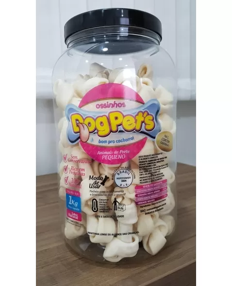 DOGPET`S OSSO MINI NATURAL POTE 1 KG