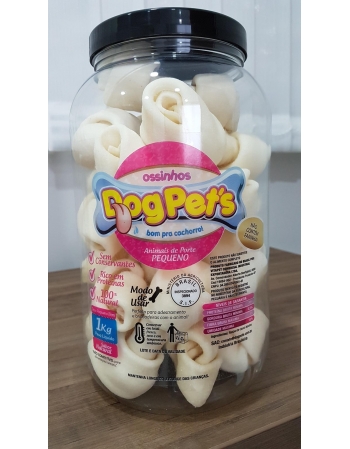 DOGPET`S OSSO PEQUENO NATURAL POTE 1KG