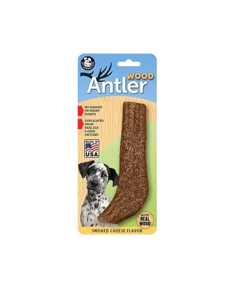 PET QWERKS ANTLER WOOD XG (A19)