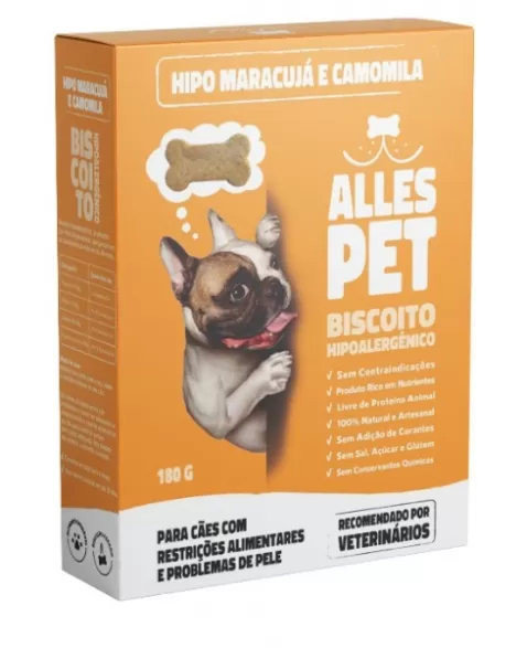 ALLES PET BISC HIPO MARACUJA 180G (102)