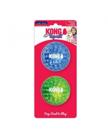 KONG GEODZ 2-PK ASSORTED LARGE (PSZ1)