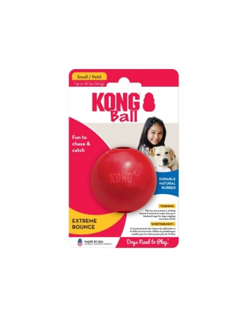 KONG BALL W/HOLE SMALL (KB2)