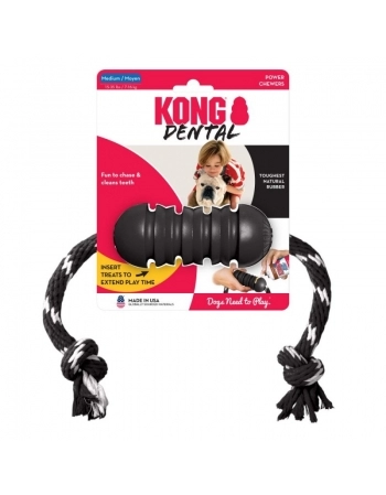 KONG EXTREME DENTAL W/ROPE MEDIUM (EK2)