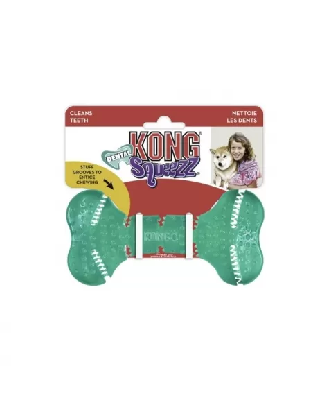 KONG SQUEEZZ DENTAL BONE MEDIUM (PST22)