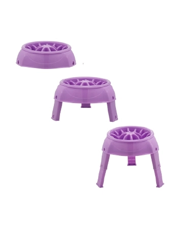 OH ADJUSTABLE SLOW FEEDER 3 IN 1 ROXA