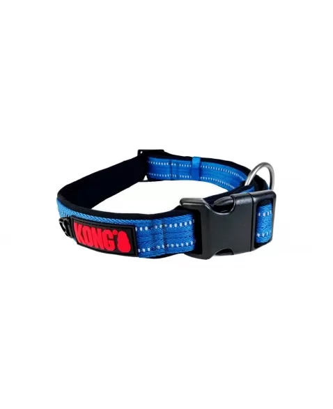 PAW NYLON COLLAR AZUL SM 25-35CM