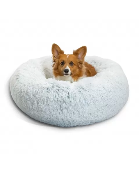 OH BFBS DONUT BED SHAG TAUPE MD 30X30
