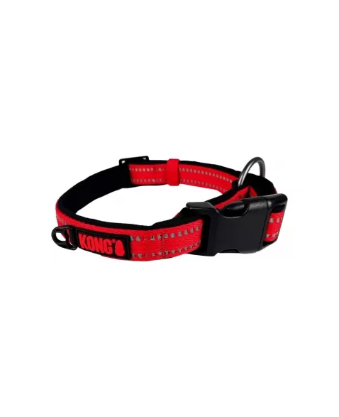 PAW NYLON COLLAR VERMELHA SM 25-35CM