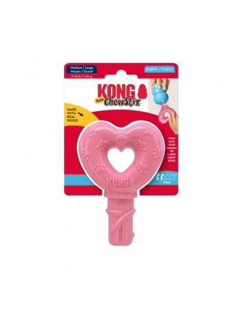 KONG CHEWSTIX PUPPY TWIST HEART MEDIUM/LARGE (PSWP12)