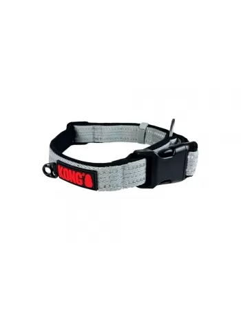 PAW NYLON COLLAR CINZA MD 35-50CM