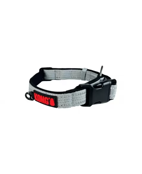 PAW NYLON COLLAR CINZA MD 35-50CM