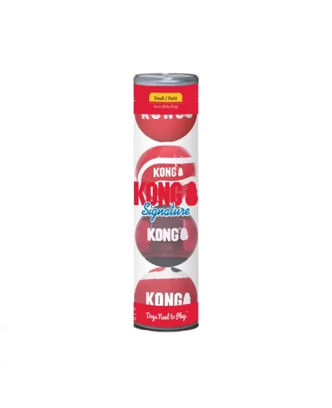 KONG SIGNATURE BALLS 4-PK SMALL (SKM3)