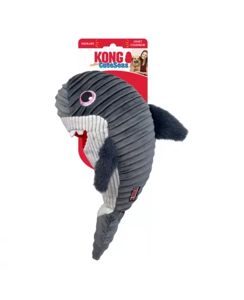 KONG CUTESEAS RUFFLEZ SHARK MED/LG (RLR11)