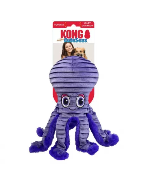 KONG CUTESEAS RUFFLEZ OCTOPUS MED (RLR22)