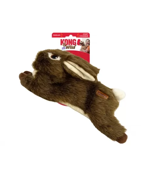 KONG WILD LOW STUFF RABBIT MEDIUM (WILS21)