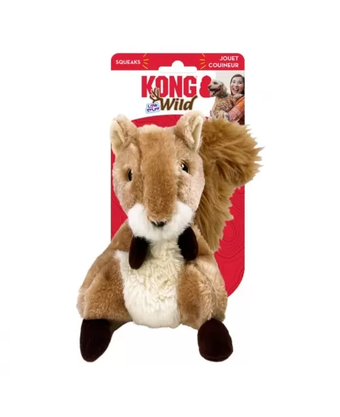 KONG WILD LOW STUFF SQUIRREL MED (WILS26)