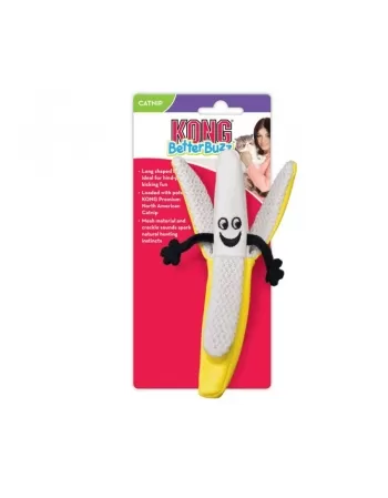 KONG BETTER BUZZ BANANA ASSORTED (CA454)