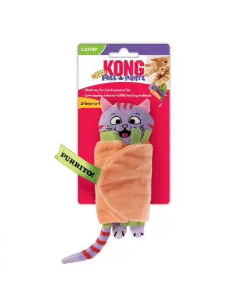 KONG PULL-A-PARTZ PURRITO (CPP6)