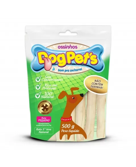 DOGPET`S ROLL NATURAL PEQ 11CM 500GR