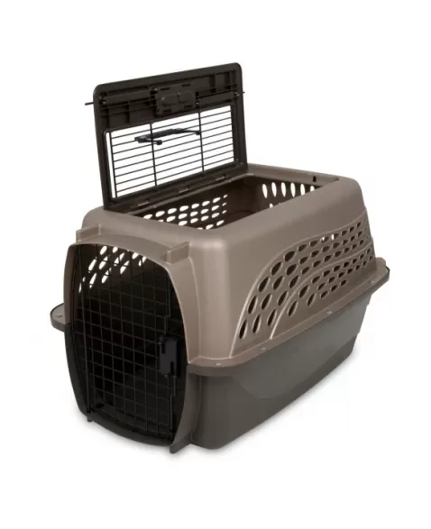 PETMATE - 24" - 2 DOOR TOP LOAD KENNEL MARROM