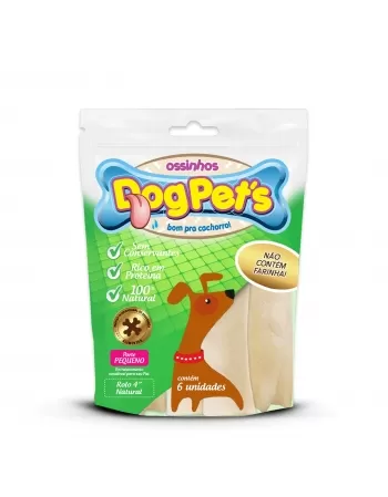 DOGPET`S ROLL NATURAL PEQ 9CM 6UN