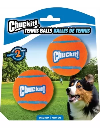 PM CHUCKIT TENNIS BALL 2 PK MED (57402)