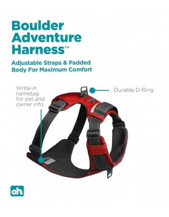 OH BOULDER ADVENT HARNESS RED XL (70632)
