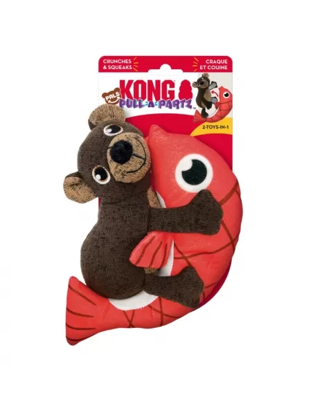 KONG PULL-A-PARTZ PALS BEAR M (PPA22)