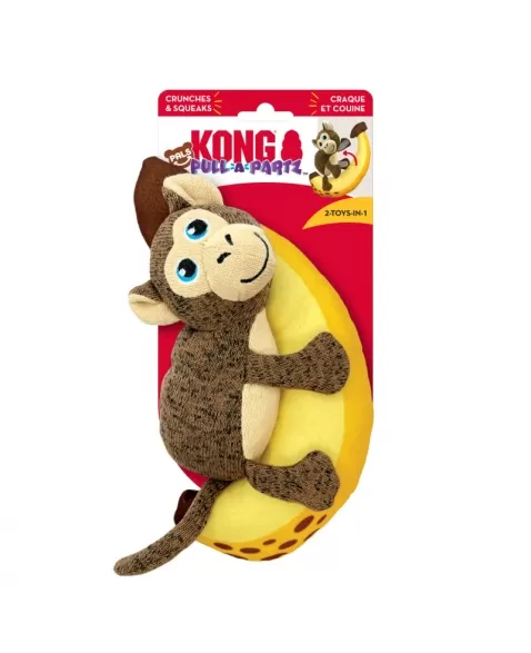 KONG PULL-A-PARTZ PALS MONKEY M (PPA21)