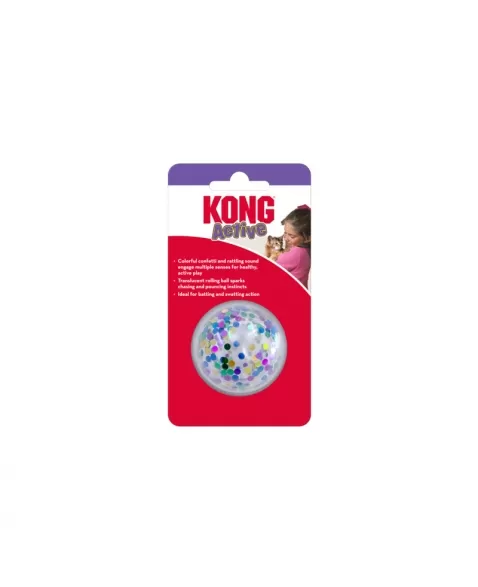 KONG CAT ACTIVE CONFETTI BALL (CB5)