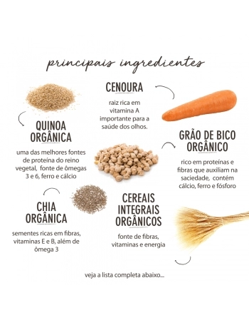 AL VEGGIE GRAO DE BICO, QUINOA E CENOURA 2,4 KG (00015)
