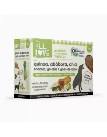 AL COMIDINHA COM INGREDIENTES ORGANICOS PARA CAES VEGGIE 1KG (00055)