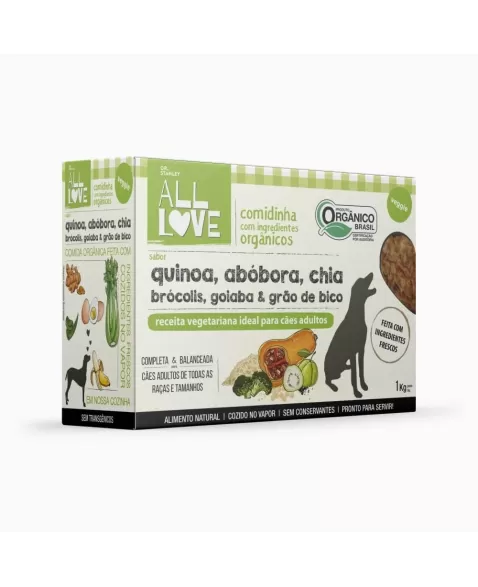 AL COMIDINHA COM INGREDIENTES ORGANICOS PARA CAES VEGGIE 1KG (00055)