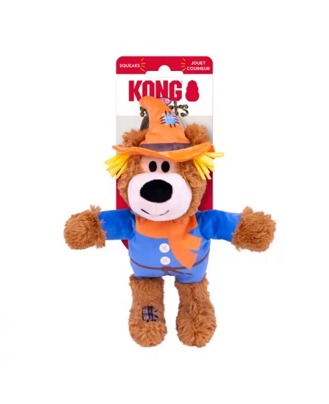 KONG HALLOWEEN WILD KNOTS SCARECROW BEAR SMALL/MEDIUM (HW24D119)