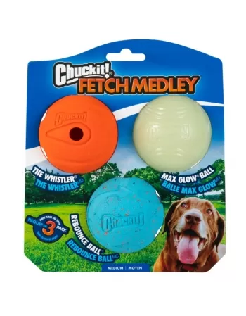 PETMATE CI FETCH MEDLEY ASST 3 PK MEDIUM (520520)