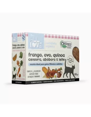 AL COMIDINHA ORGANICA PARA GATOS FILHOTES E ADULTOS 900 GR (00061)