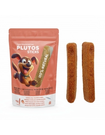 PLUTOS STICKS CHEESE & SALMON 45GR