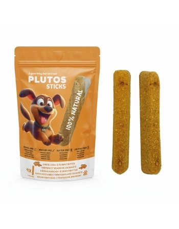 PLUTOS STICKS CHEESE & PEANUT BUTTER 45GR