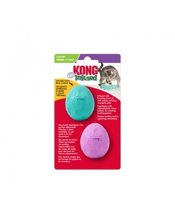 KONG INFUSED CATNIP EGG - 2-PK (CA121)