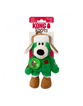 KONG HOLIDAY WILD KNOTS BEAR ASSORTED S/M (H25D141)