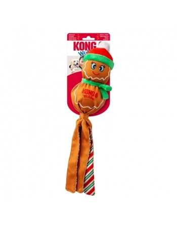 KONG HOLIDAY WUBBA GINGERBREAD MAN L (H25D144)