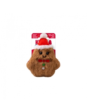 KONG HOLIDAY SNUZZLES MINI GINGERBREAD XS (H25D128)